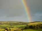 Rainbow over Dick Turpin Cottage